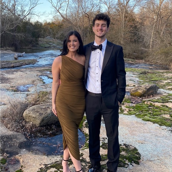 Norma Kamala Diana gown in Saddle - Picture 4 of 5